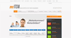 Desktop Screenshot of mitsm.de