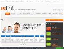 Tablet Screenshot of mitsm.de